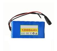 29.4V Batería De Litio Impermeable 12000Mah 7S2P E-Bike Batería con Cargador Batería De Repuesto para Patinete Plegable Batería De Iones De Litio De Larga Duración XT60