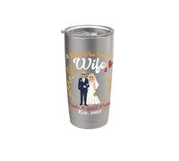 29 aniversario de bodas Est 1997 Hombre encuentra a su esposa algo bueno Vaso térmico de acero inoxidable de doble pared