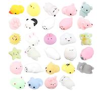 29 Piezas Mochi Squishy Toys, ZoneYan Kawaii Squishy, Squishies de Animales, Squishy Animales Kawaii, Mini Kawaii Suave, Juguete Divertido, para Niños y Adultos, Estilos Aleatorios