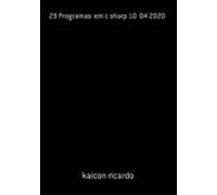 29 Programas Em C Sharp 10 04 2020 (ebook)
