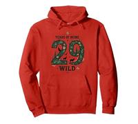 29 Years of Being Wild - Regalo de cumpleaños para Amantes de la Naturaleza Sudadera con Capucha, Unisex para Adultos, Rojo, M