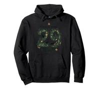29 Years of Being Wild - Regalo de cumpleaños para Amantes de la Naturaleza Sudadera con Capucha, Unisex para Adultos, Negro, M