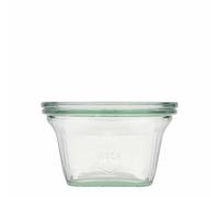 290 ml WECK-Quadroglas, cuadrado, boca: borde redondo
