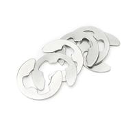 290 unids/set E conjunto con rizador Circlip Kit surtido de arandelas 304 acero inoxidable 1,2-15 Mm clip C externo for eje
