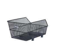 Basil Cento WSL Bicycle Basket Rear La canasta de bicicleta Black Portabicicletas