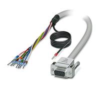 2926043 Cable D-Sub 9pin Hembra,Cable PVC L: 2m Gris 1:1 Conexión PHOENIX CON