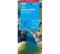 2939OTR Gorges De L'Ardèche - Bourg-Saint-Andéol - Vallon-Pont-D'Arc (Résistante): 1:25000 (TOP 25R)