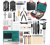 295 PCS 3D Impresora Herramientas Kit, Incluye Kit de Limpieza de Boquillas, Desbarbado, Herramientas de Extracción, Llaves, Pinzas, Alicates y más, Limpieza y Acabado de Modelos de Impresión 3D