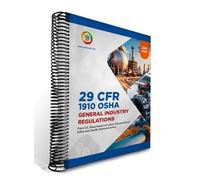 29CFR1910 OSHA General Industry Regulations and Standards January 2026