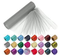 29cm X 25m Rollo De Organza Fino Tela - Elegante Decorativo Paño para Boda Silla Lazos, Caminos de Mesa, Detalles Fiesta - Manualidades Suministros Para Listones, Vestido Adornos, Y Bolsas