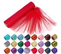 29cm X 25m Rollo De Organza Fino Tela - Elegante Decorativo Paño para Boda Silla Lazos, Caminos de Mesa, Detalles Fiesta - Manualidades Suministros Para Listones, Vestido Adornos, Y Bolsas