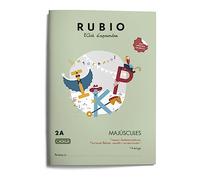 2A Majúscules RUBIO | Català | +4 anys | Primeres lletres: i, o, e, a, u, l, p, m, s, t, n, d, f