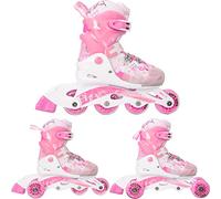 2A1 o 3A1 niños Inline Skates y patines de ruedas Triskates Raven Princess