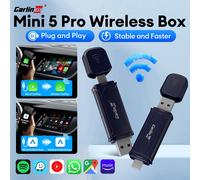 2air Mini 5 Pro CarlinKit 5,0 inalámbrico CarPlay inalámbrico Android Auto Box 5Ghz WiFi BT conexión automática Plug & Play OTA actualización Mini Ultra