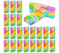 2B - Juego de 30 gomas de borrar blandas, diseño de cubos, para bocetos y caracteres de oficina