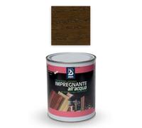 2BM Barniz de madera al agua, color nogal oscuro, para interiores y exteriores, no es una película, tratamiento preventivo antirayos UV, protección contra agentes atmosféricos y parásitos, bote de 750