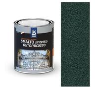 2BM Esmalte sintético ferromicáceo con disolvente negro envejecido 250 con pigmentos metálicos, ideal como fondo y acabado para superficie rugosa | Protección exterior de hierro forjado | Formato de