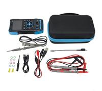 2c53t - Osciloscopio digital 3 en 1, generador de señal, 50 mhz, ancho de banda, 250 ms/s, muestreo 2.8 LCD ± 400 V, batería de 3000 mAh antiquemadura (2C53T)