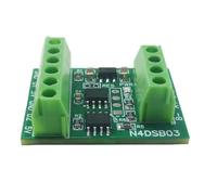 2CH RS485 55-125℃ Colector de temperatura N4DSB03 Sensores adaptador de placa de entrada módulo remoto reemplazo para medición de temperatura interior y exterior