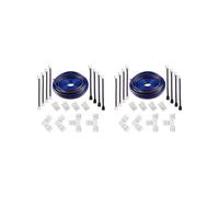 2Conjunto 16.4FT (5M) Cable de Extensión de Tira de LED RGB de 4 Pines, Kits de Conectores de Tiras de LED para Tira de Luz LED RGB Flexible 5050