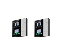 2Conjunto Interruptor de Pared Inteligente de 3,5 Pulgadas con Pantalla Táctil, 4 Grupos, Interruptor de 8 Vías, Sensor de , Interruptor de