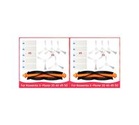 2Conjunto Kit de Filtro de Cepillo Lateral para Aspiradoras Rowenta X-Plorer Series 20, 40, 45 y 50 (RR6875, RR7275 y RR8227)
