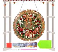 2D Acrylic Christmas Ornaments - Pearl Art Holiday Tree Décor Set Pieces