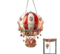 2D Acrylic Hot Air Balloon Holiday Pendant Christmas Tree Ornaments