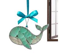 2D Acrylic Pendant - Sea Glass Charm, Marine Animal Hanging Ornament, Flat OceanTheme Decorative Wall Display PieceAcrylic Art Coastal Style Decor Accessory | For Friends Neighbors Beach Lovers