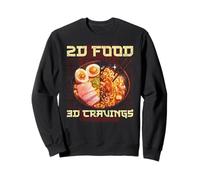 2D Comida 3D Antojos Anime Ramen Bowl Otaku Meme Sudadera