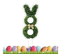 2D Easter Bunny Stakes, Acrylic Festive Bunny Decorations, Tree Ornaments And Easter Stakes, Spring And Outdoor Holiday Displays for Outdoor Garden Lawn Park Home Porch Holiday Party Plant Planter