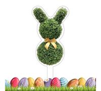 2D Easter Bunny Stakes, Acrylic Festive Bunny Decorations, Tree Ornaments And Easter Stakes, Spring And Outdoor Holiday Displays for Outdoor Garden Lawn Park Home Porch Holiday Party Plant Planter