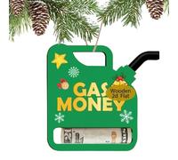 2D Holiday Money Holders - Wooden Cash and Card Clips for Christmas, Birthdays, Festive Celebrations, Practical and Decorative Storage for Men, Coin, Gift Wrapping Use at Parties Holiday Events