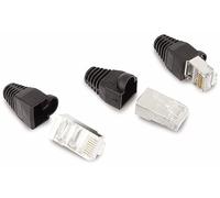 LOGILINK MP0012 - Conector modular CAT5e negro 100 uds.