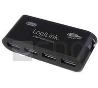 2direct GmbH Logilink USB 3.0 Hub, 4 Puertos, Incl. Fuente De Alimentación 3.5A, Negro