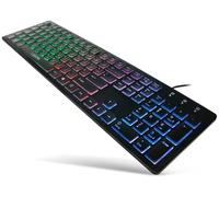 LOGILINK ID0138 - Teclado, USB, iluminado, negro