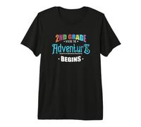 2do Grado Donde Comienza la Aventura Estudiante Escolar Camiseta Premium