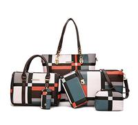 2E-youth Monederos y bolsos de diseño para mujer, bandolera con asa, Large