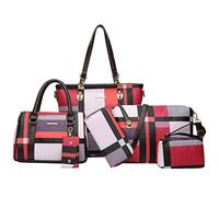 2E-youth Monederos y bolsos de diseño para mujer, bandolera con asa, Large
