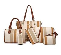 2E-youth Monederos y bolsos de diseño para mujer, bandolera con asa, Large