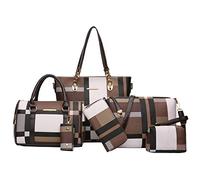 2E-youth Monederos y bolsos de diseño para mujer, bandolera con asa, Large