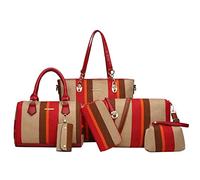 2E-youth Monederos y bolsos de diseño para mujer, bandolera con asa, Large