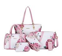 2E-youth - Ol;retro,casual Mujer, (6pcs-baby Pink), Talla única