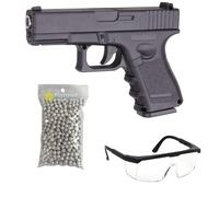 2EAGLE Pack Pistola de Airsoft Modelo Galaxy G.17 con Muelle/Material: Metal/Potencia 0.5 Joule/Entregado con Accesorios