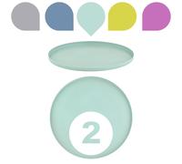 2er Set Bandeja Sckmuckschale Kerzenteller Tableta Decorativa Moderno