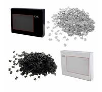 2er Set De Puzzle 1000 Piezas Negro Y Blanco Pesado Adulto Puzzle Adultos