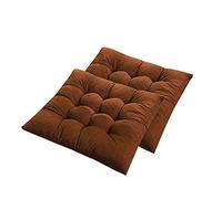 2er Set Stuhlkissen für Garten & Haus - Hochwertige Sitzauflage aus langlebigem Polyester bequeme Stuhlpolster in vielen Farben ideal für Stühle und Gartenbänke