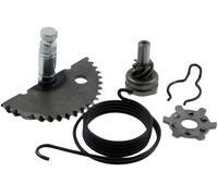 2EXTREME kit reparación eje arranque + piñón 15,5 mm compatible con Peugeot Speedfight 1 & 2 AC/LC - incluye muelle, arandela, embrague variador