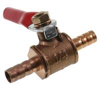 2EXTREME Válvula de bola de latón de 1/4 pulgadas, grifo de gasolina, grifo de combustible de 6 mm, universal, ideal para scooter, motocicleta, ciclomotor, Vespa, quad. Para gasolina, diésel,