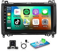 2G+32G Autoradio with Carplay Android 11 Compatible con Mercedes Benz B200 2004-2012 sans Fil Carplay 9" Écran de Poste Radio Voiture avec Android Auto GPS Bluetooth WiFi FM Caméra de Recul